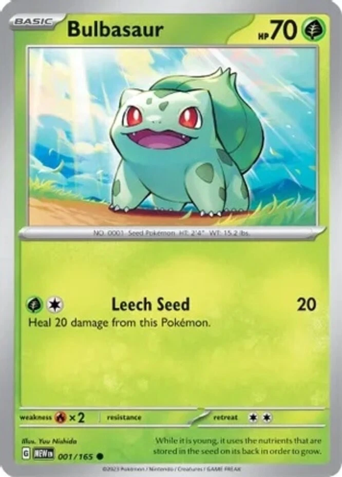 Bulbasaur card